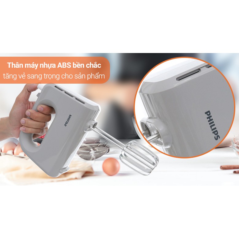 Máy đánh trứng Philips HR3705/20 - Bảo hành chính hãng 24 tháng