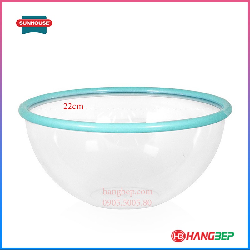 Bộ 3 Thố tròn trộn salad 2200ml BioZone KB-MI2200S1 ( nhựa sạch Hàn Quốc)