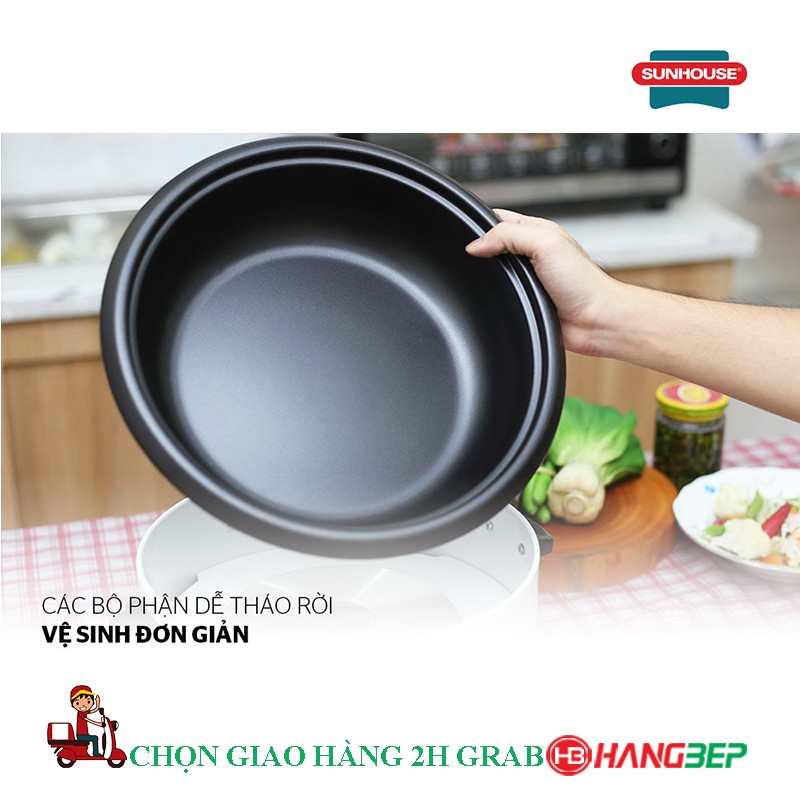 Nồi lẩu điện 3 lít Sunhouse SHD4520 / SHD4521 - mới 100%, bảo hành chính hãng 12 tháng