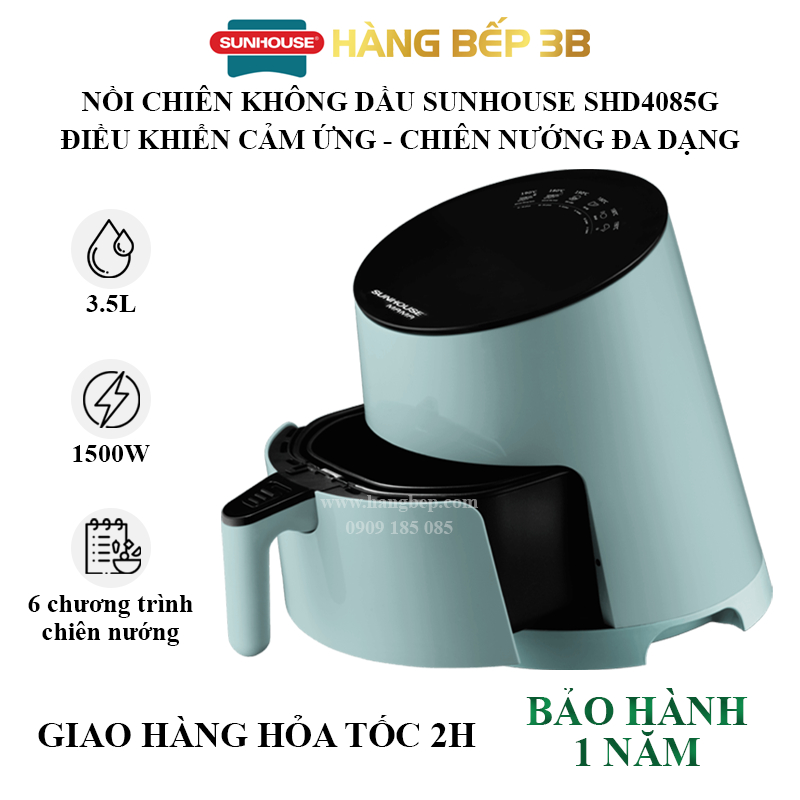 Nồi chiên không dầu 3.5L Sunhouse Mama SHD4085G