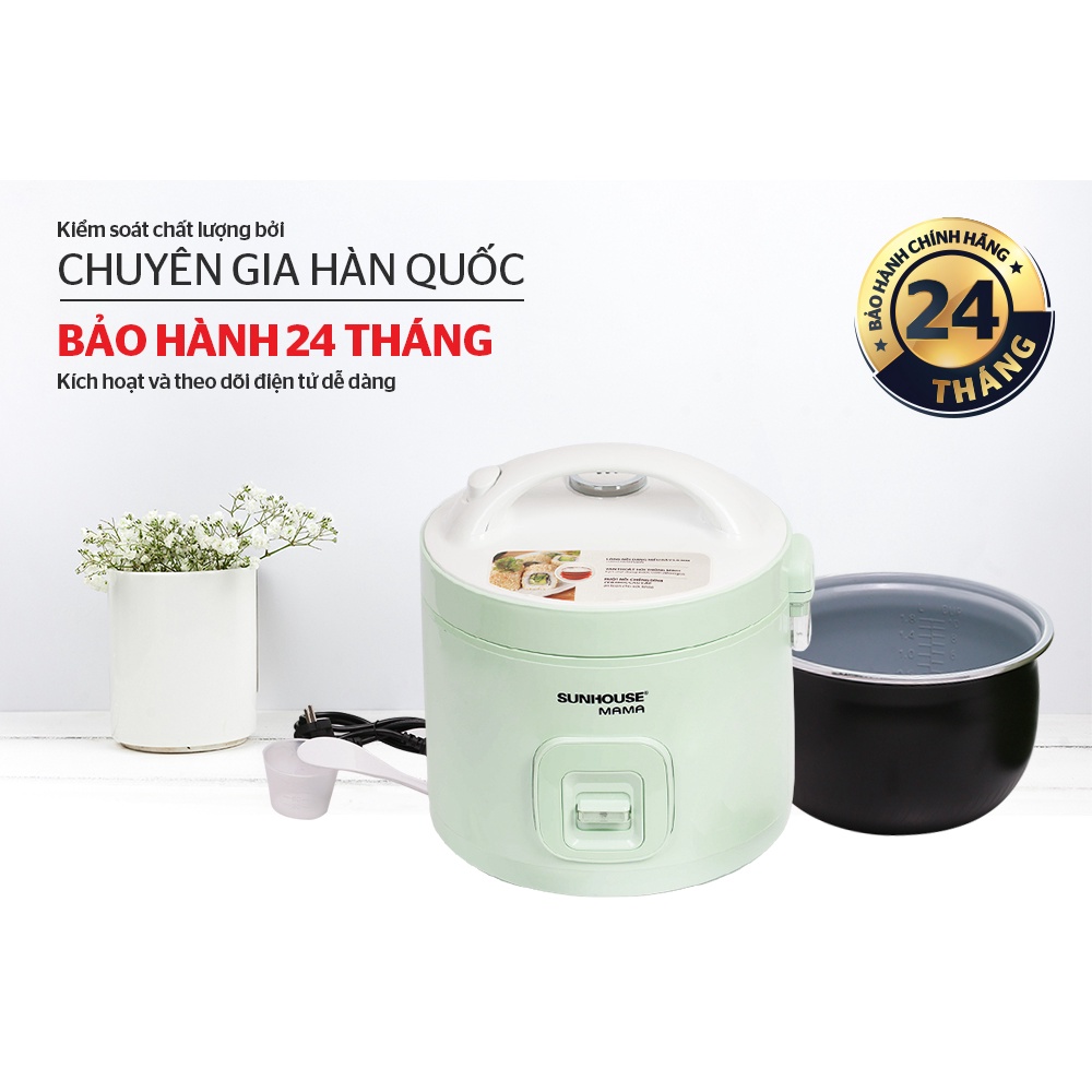 Nồi cơm điện Sunhouse 1.8 lít SHD8665B / 1.2 lít SHD8265B