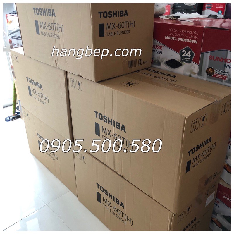 Máy xay sinh tố Toshiba MX-60T(H) (600W - 1.5 Lít) - Bảo hành 1 năm