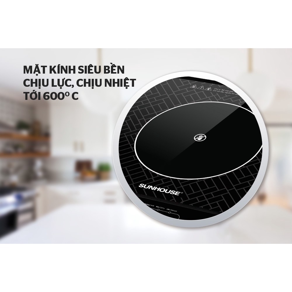 Bếp hồng ngoại cơ Sunhouse SHD60011 KHÔNG KÉN CHẢO, NỒI - [Vĩ nướng đi kèm]