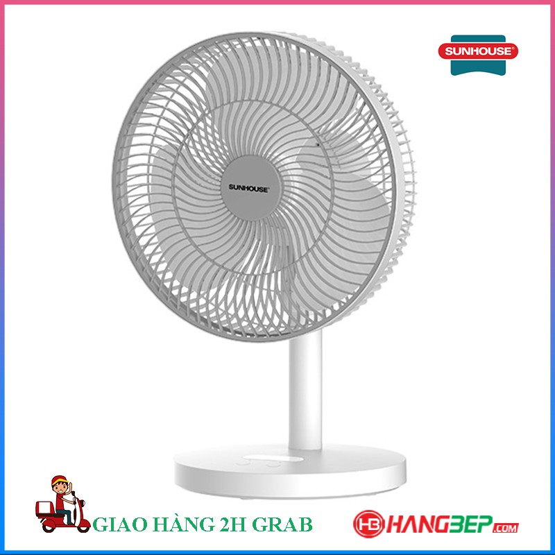 Quạt sạc điện Sunhouse SHD7115 - Bảo hành chính hãng 1 năm