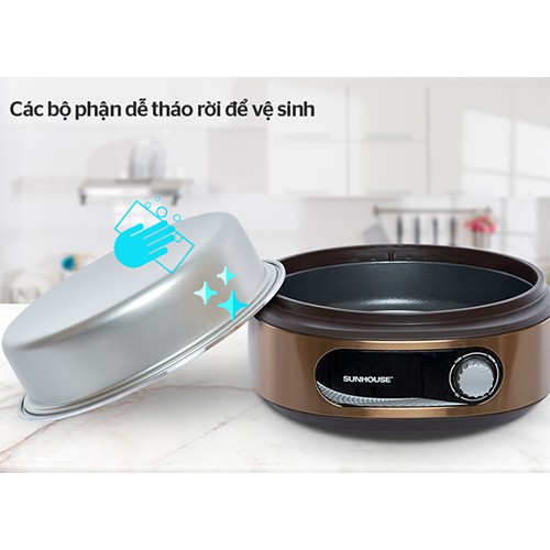 Nồi lẩu điện đa năng Sunhouse SHD4526 4 lít - Bảo hành chính hãng 12 tháng