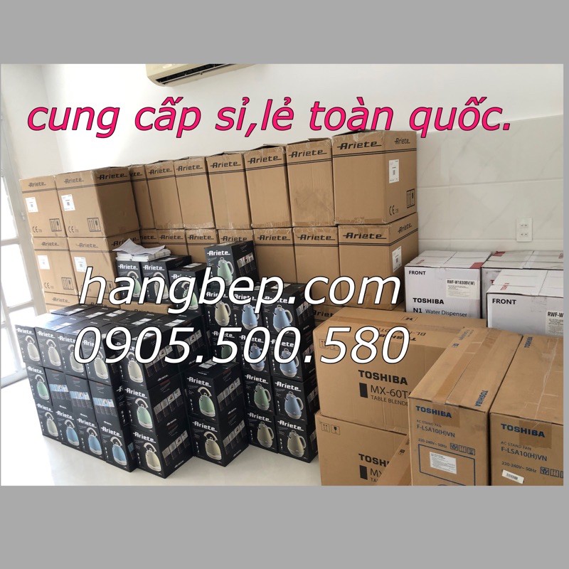 Bình đun nước siêu tốc 1,7 lít Ariete MOD. 2877 (3 màu) - Bảo hành chính hãng 24 tháng toàn quốc