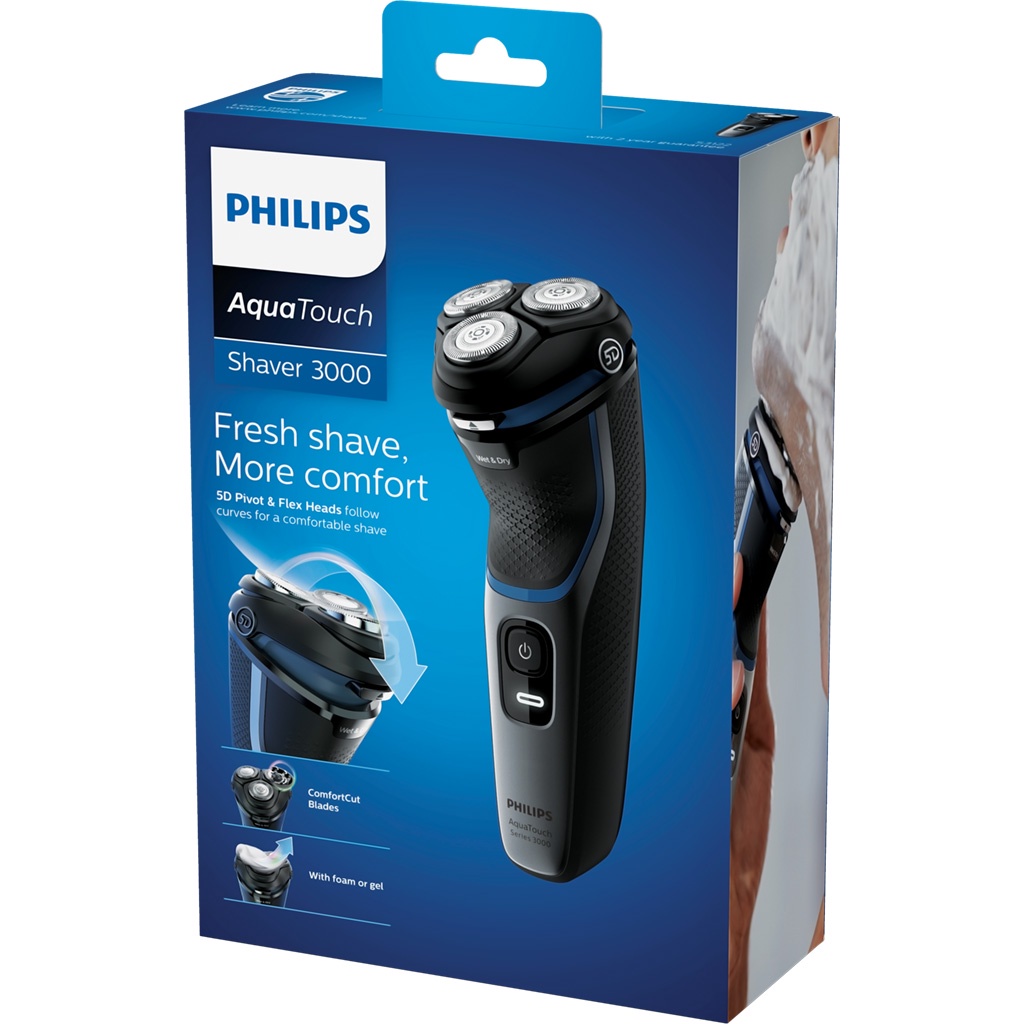 Máy cạo râu Philips S3122/51 - Cạo khô, ướt - Chính hãng phân phối, Bảo hành 2 năm