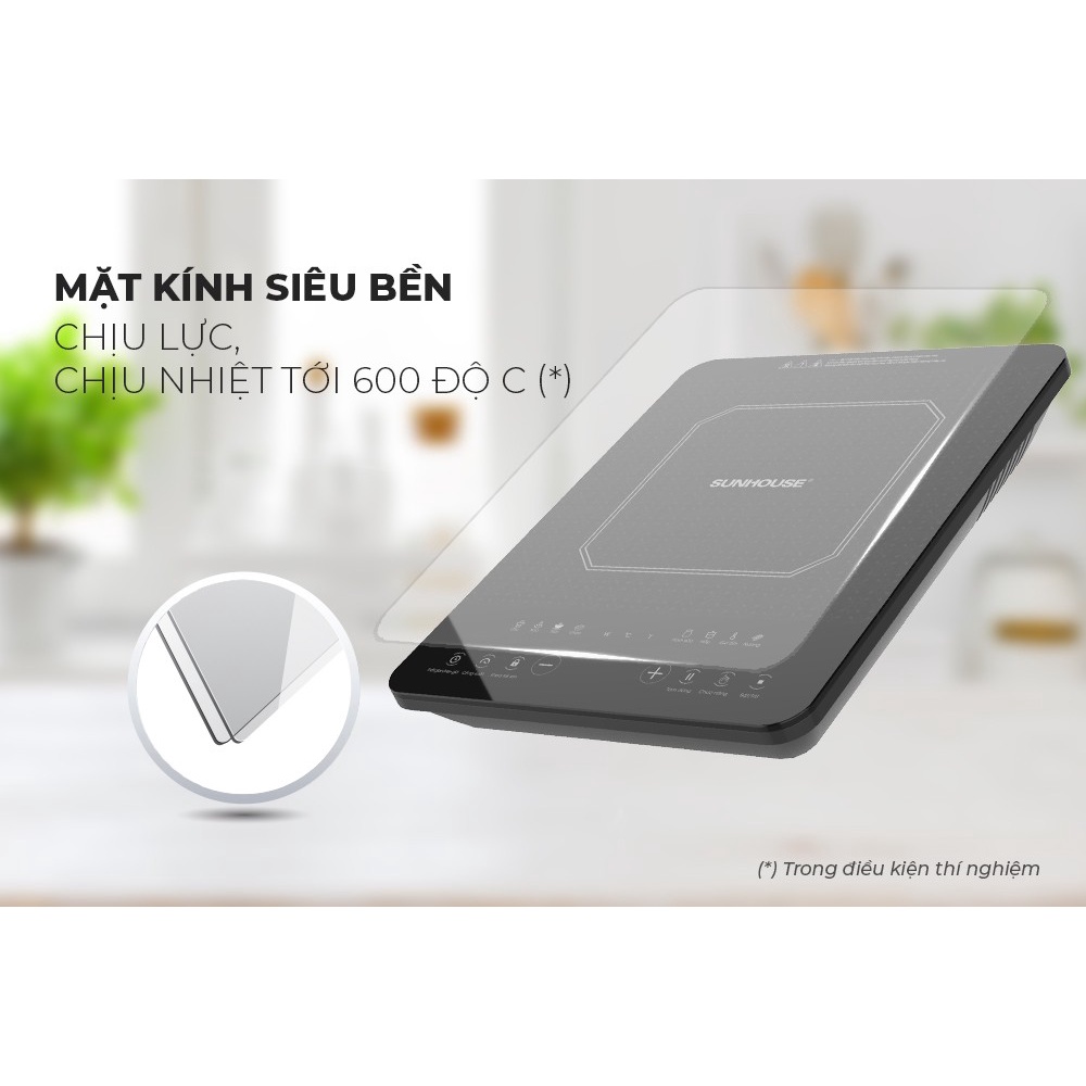 Bếp điện từ cảm ứng Sunhouse SHD6800 ( tặng kèm nồi lẩu) - mới 100%, bảo hành 12 tháng