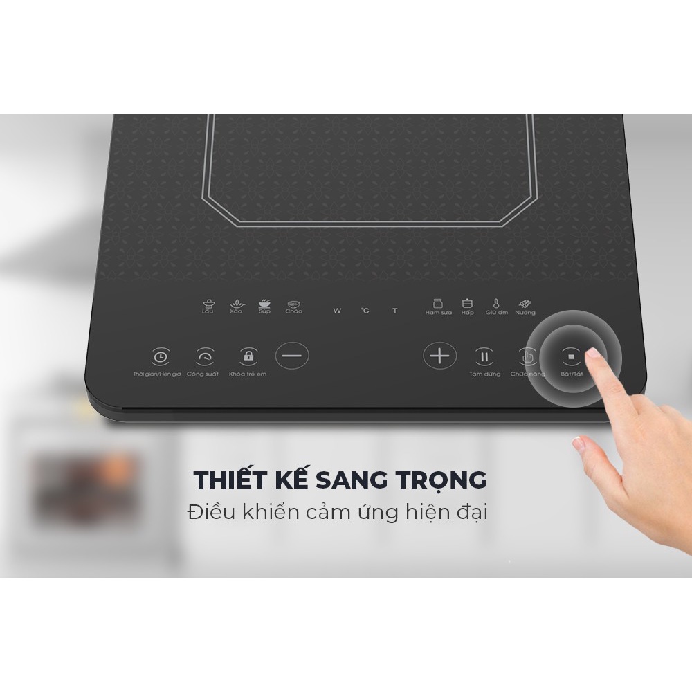 Bếp điện từ cảm ứng Sunhouse SHD6800 ( tặng kèm nồi lẩu) - mới 100%, bảo hành 12 tháng
