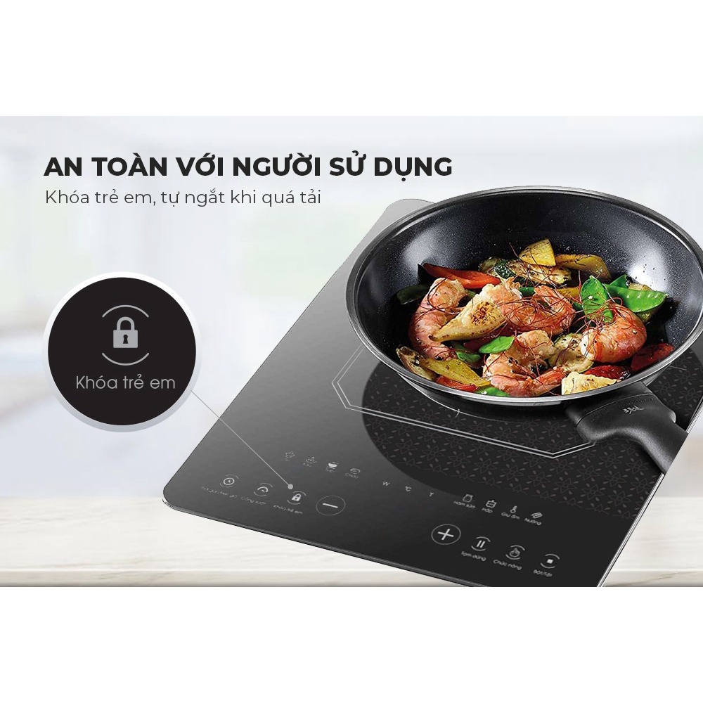 Bếp điện từ cảm ứng Sunhouse SHD6800 ( tặng kèm nồi lẩu) - mới 100%, bảo hành 12 tháng