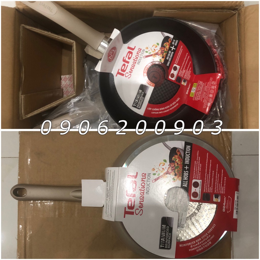 Chảo sâu lòng có có quai Tefal Sensations 28cm H9109014 - Bảo hành 2 năm chính hãng