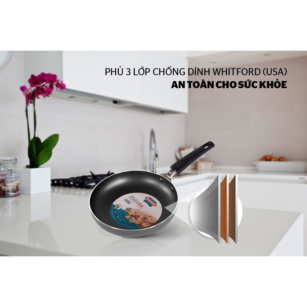Chảo trơn chống dính 16cm/24cm/26cm Sunhouse CT16/CT24/CT26 - Hàng chính hãng Sunhouse