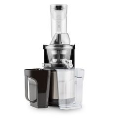 Máy ép chậm trái cây công suất lớn Klarstein - 400W - Đỏ/Bạc Inox - Hàng chính hãng, bảo hành 12 tháng