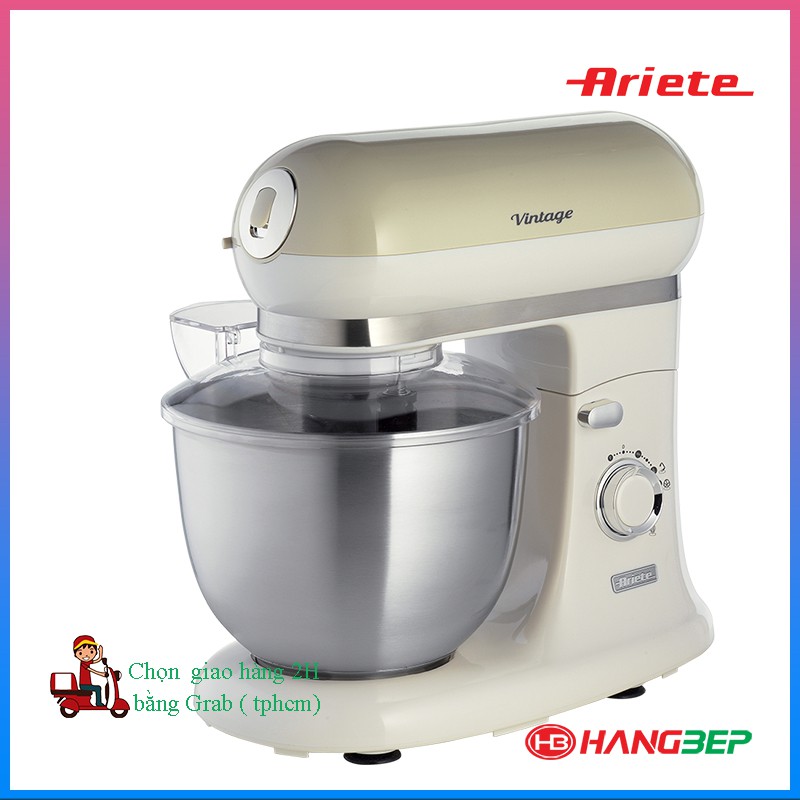 Máy đánh bột Ariete MOD 1588/03 Vintage - Thương hiệu Italia, bảo hành chính hãng 24 tháng
