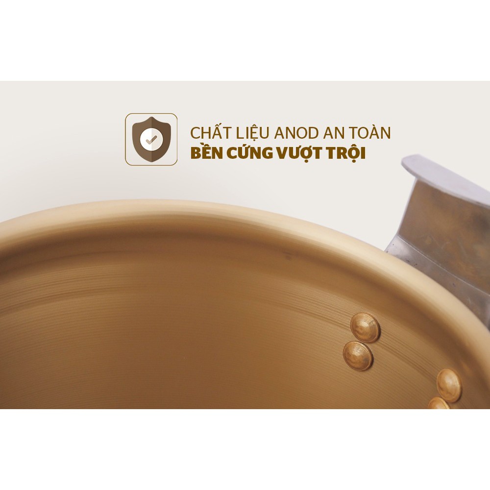 Nồi áp suất cơ Anod Sunhouse SHA8604 6 lít / SHA8504 5 lít / SHA8354 3.5 lít/ LC600 6 lít