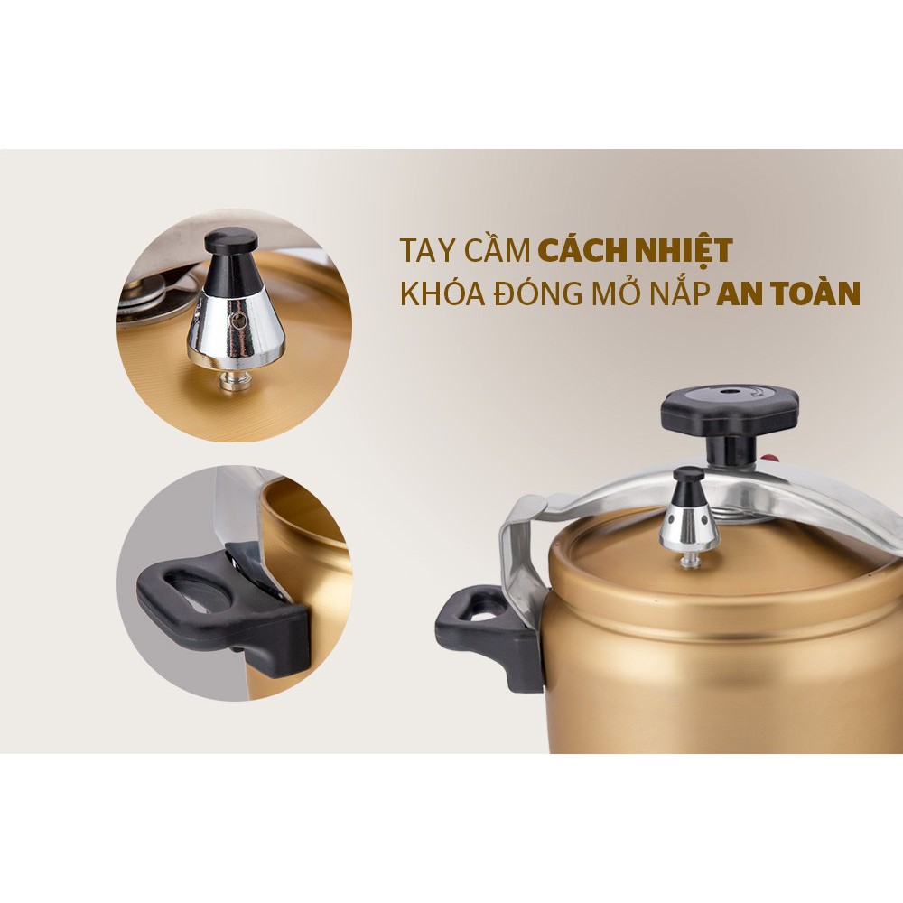 Nồi áp suất cơ Anod Sunhouse SHA8604 6 lít / SHA8504 5 lít / SHA8354 3.5 lít/ LC600 6 lít
