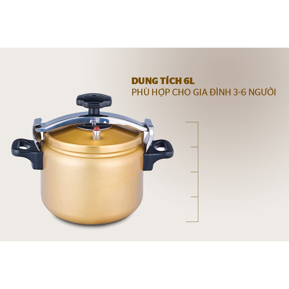 Nồi áp suất cơ Anod Sunhouse SHA8604 6 lít / SHA8504 5 lít / SHA8354 3.5 lít/ LC600 6 lít