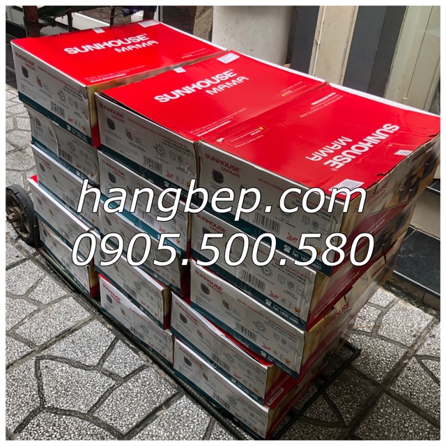 Bộ 3 nồi quánh vân đá đáy từ Sunhouse SHG2003MMA - Xanh