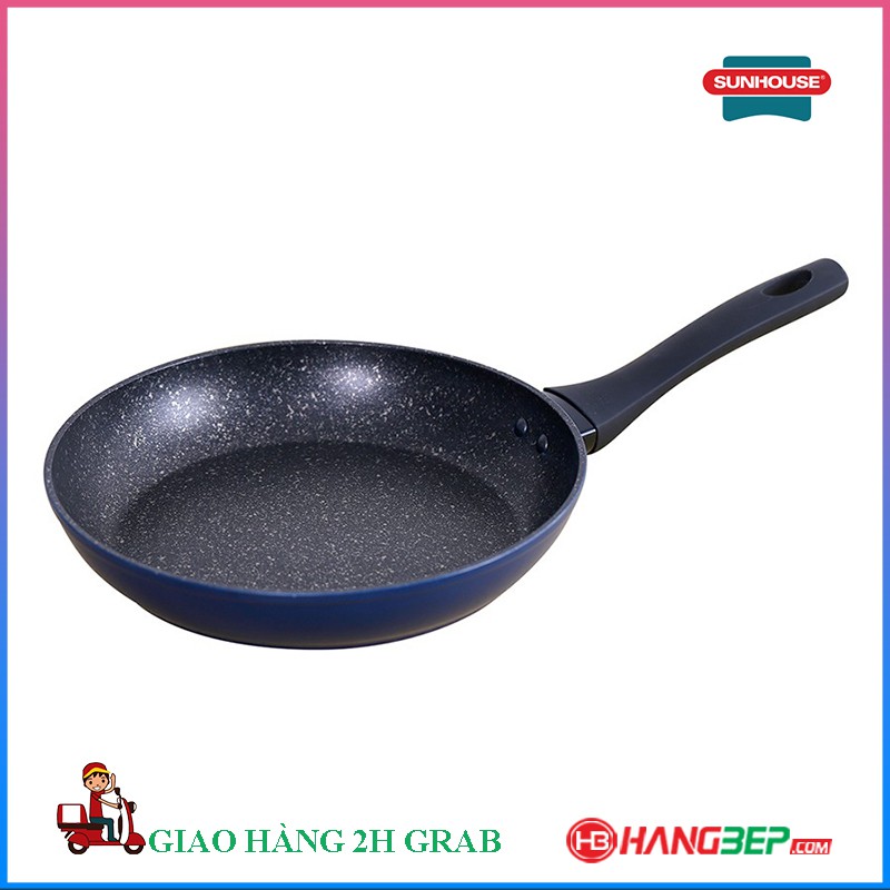 Chảo đá hoa cương đáy từ Sunhouse 28cm/26cm/24cm