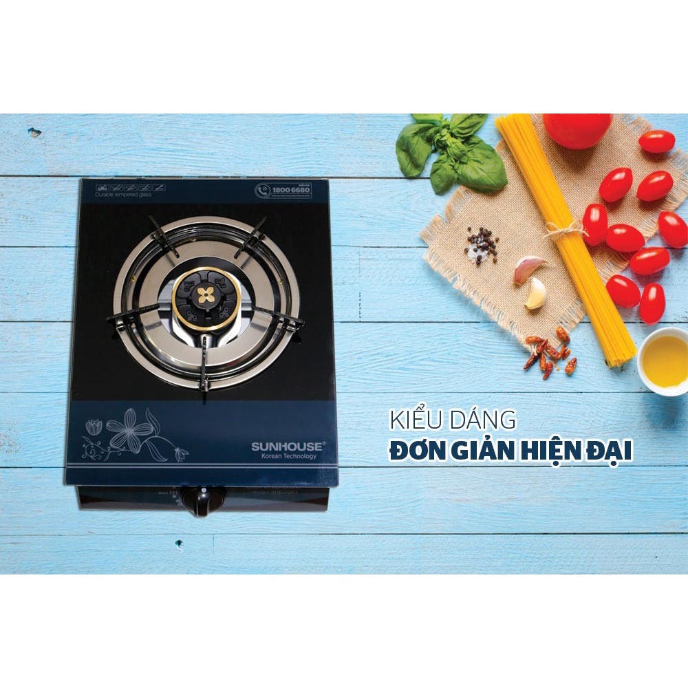 Bếp gas dương đơn Sunhouse SHB212KG / SHB212KT - Bảo hành chính hãng 12 tháng