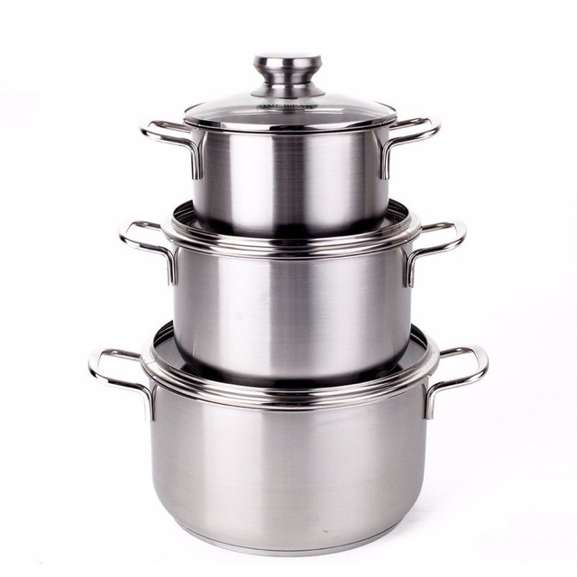 Bộ 3 nồi inox Fivestar FS06CG - Hàng mới 100%, chính hãng phân phối