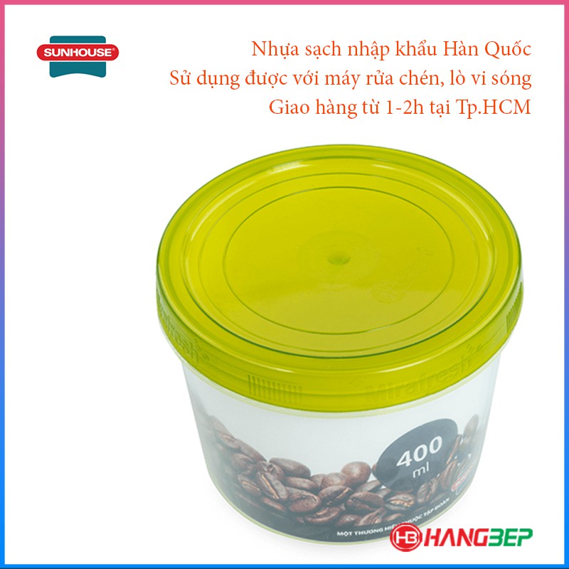 Hộp bảo quản thực phẩm khô BioZone 400ml KB-DR400P