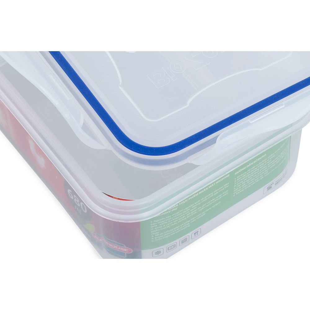 Bộ 6 hộp bảo quản thực phẩm ngăn mát BioZone Basic KB-CO6P01