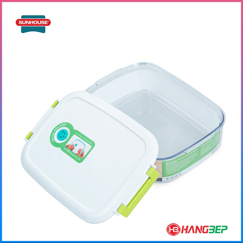 Hộp bảo quản thực phẩm thông minh BioZone KB-SM1250S (dùng được lò vi sóng)