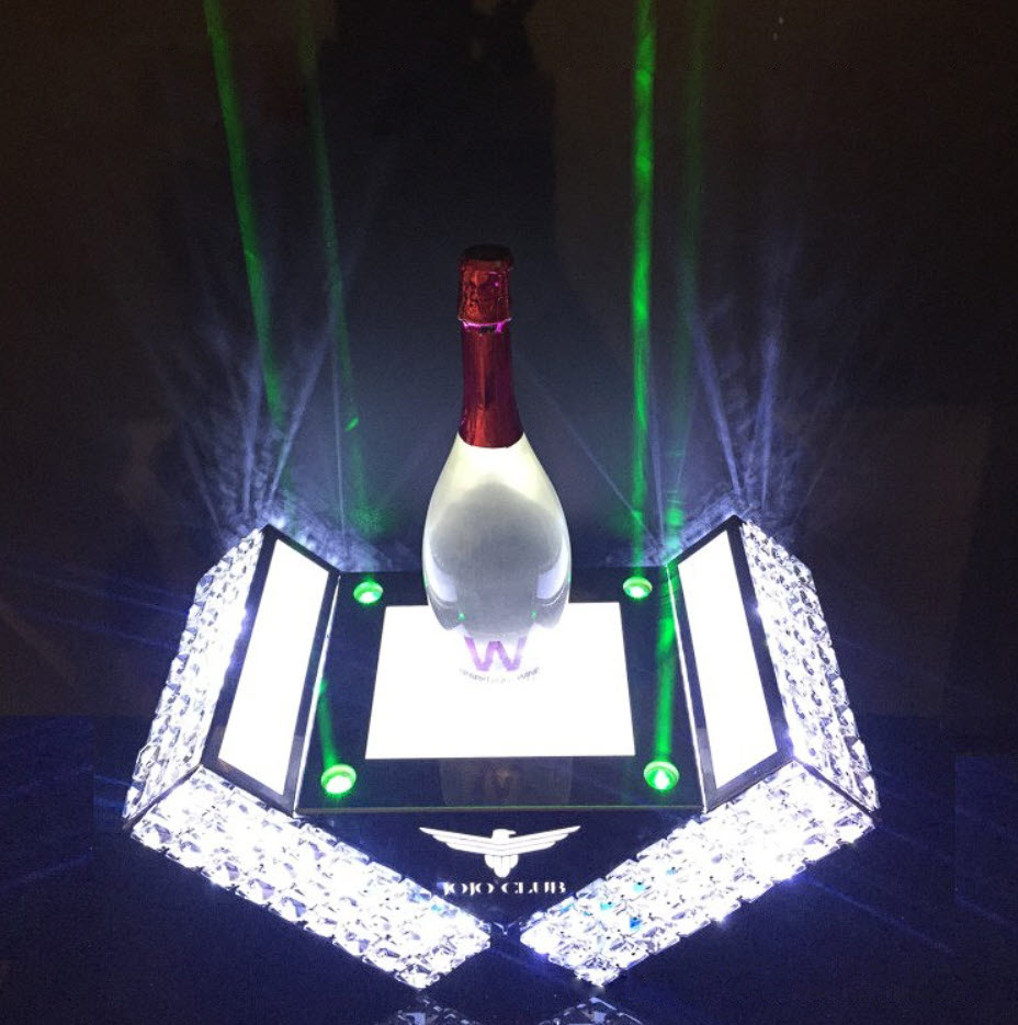 Đế trưng chai rượu có đèn led cho Bar, Karaoke, Nhà Hàng SMD12