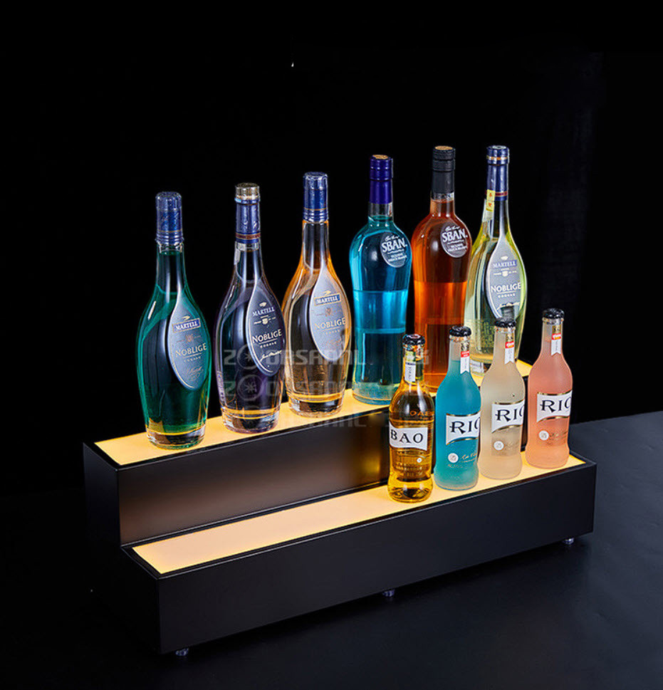 Kệ trưng chai rượu có đèn led cho Bar, Nhà hàng OEM MS1815