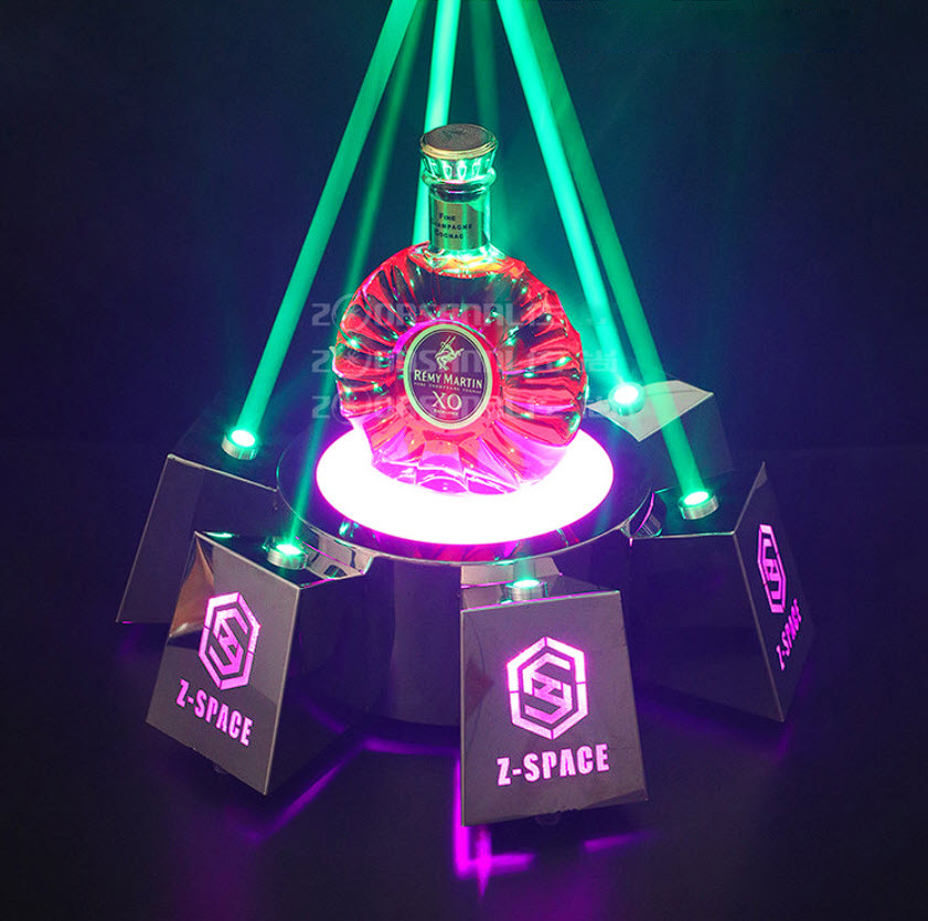 Đế trưng chai rượu có đèn led cho Bar, Karaoke, Nhà hàng OEM MS1816