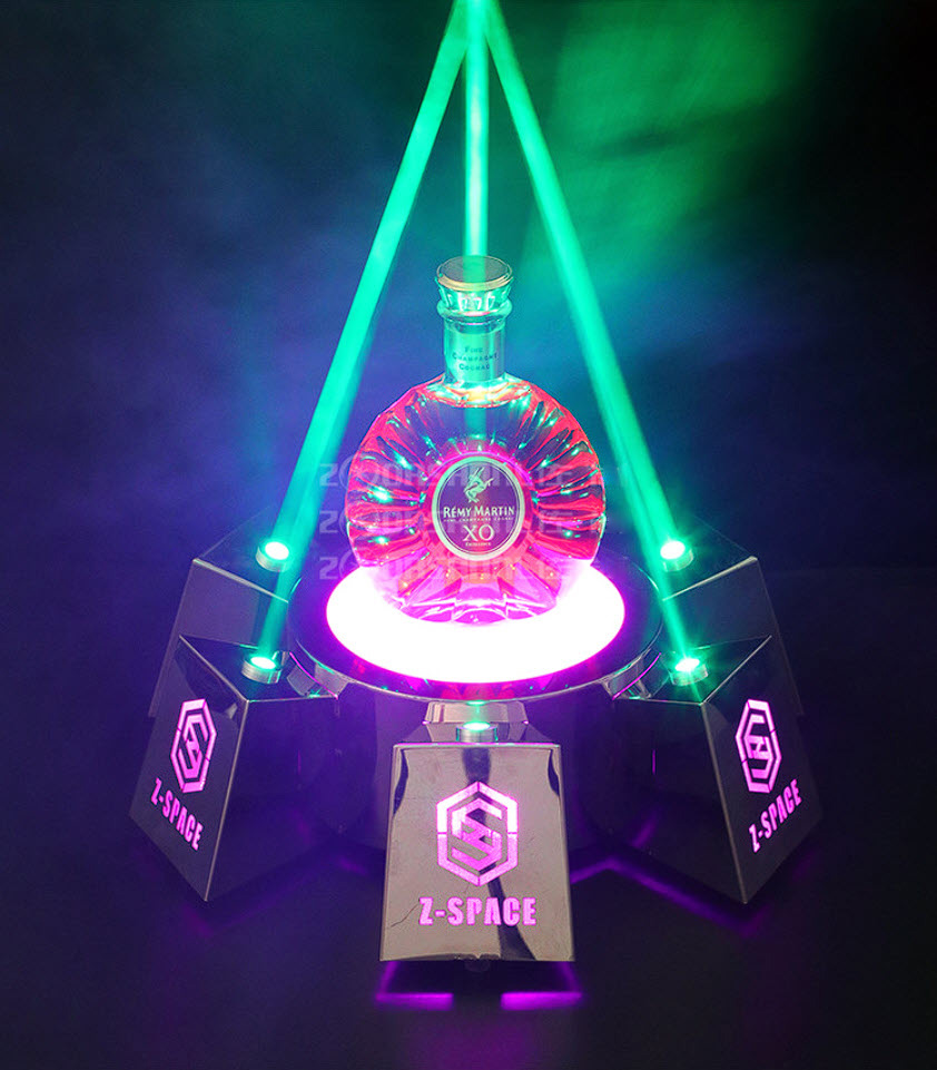 Đế trưng chai rượu có đèn led cho Bar, Karaoke, Nhà hàng OEM MS1816