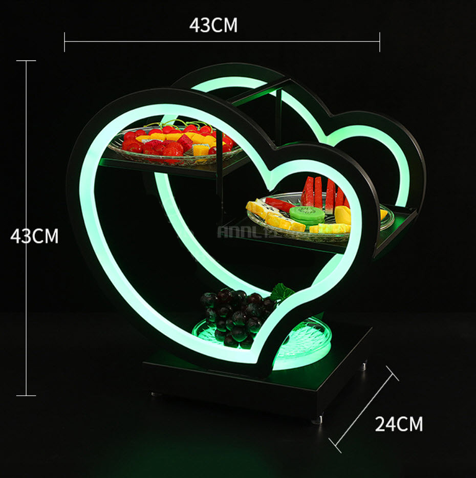 Khay đựng trái cây đèn Led cho Bar, Karaoke, Nhà hàng, Tiệc ngoài trời OEM MS1819