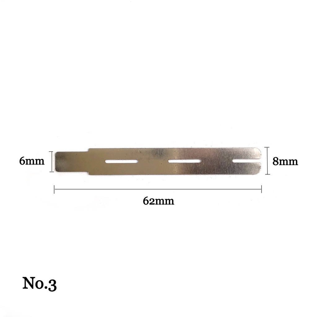 Combo 6 miếng kẽm 18V 5S2P 5S3P đóng khối pin, hàn cell pin máy dụng cụ cầm tay