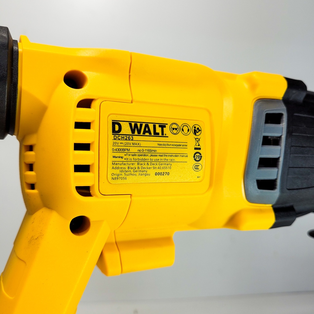 Máy khoan búa 3 chức năng DEWALT 20v DCH263 - động cơ không chổi than dùng chung chân pin phổ thông MAKITA