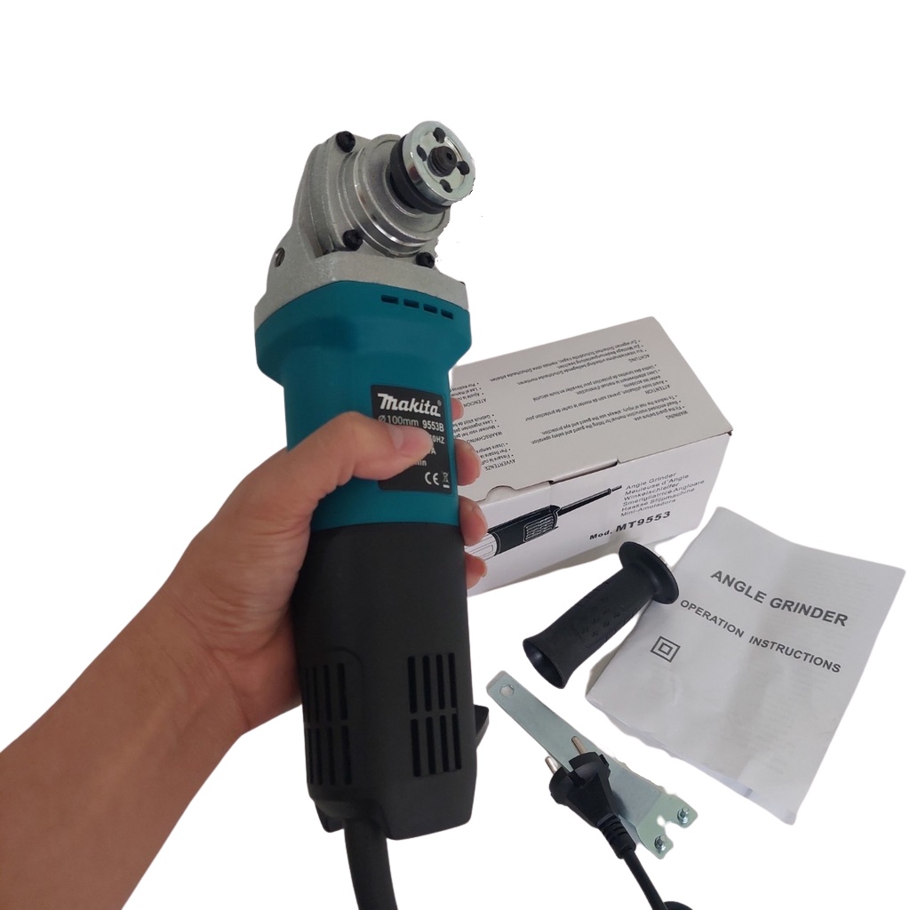 Máy mài góc, máy cắt cầm tay Makita 9553HB công suất lớn 840W, lõi đồng 100% Hàng Loại 1