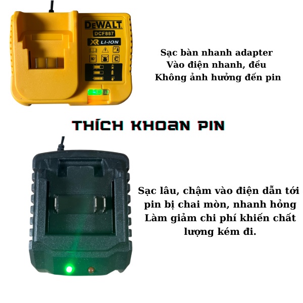 Máy khoan pin Dewalt 20v không chổi than, máy khoan cầm tay đầu auto lock thép 13mm bảo hành 12 tháng toàn quốc
