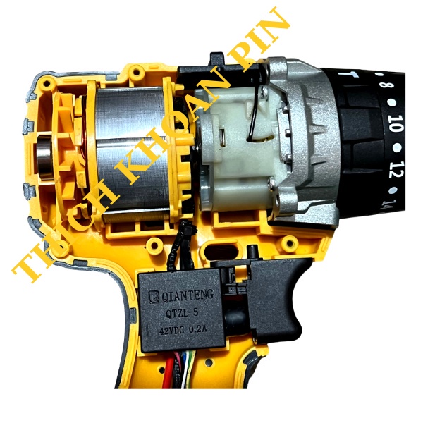 Máy khoan pin Dewalt 20v không chổi than, máy khoan cầm tay đầu auto lock thép 13mm bảo hành 12 tháng toàn quốc