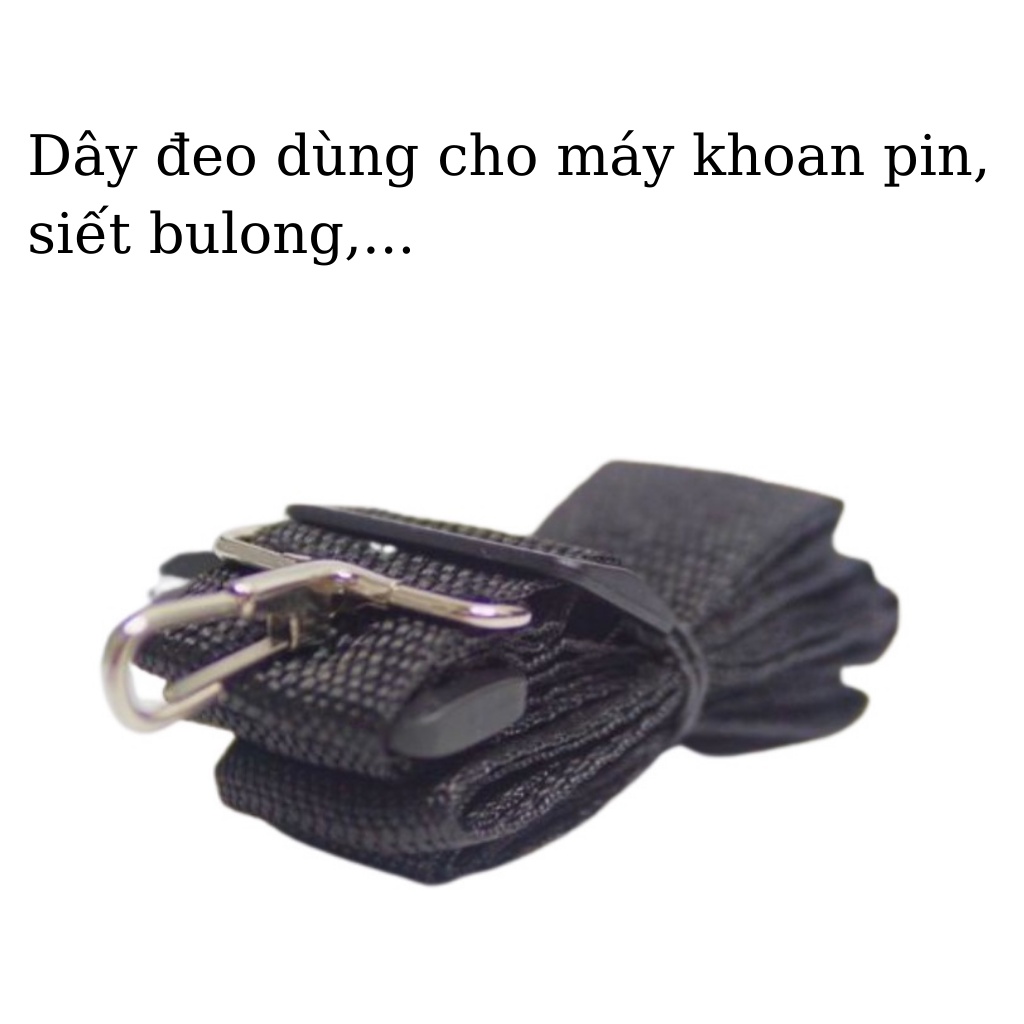 Bộ giữ khẩu và dây đeo máy khoan pin