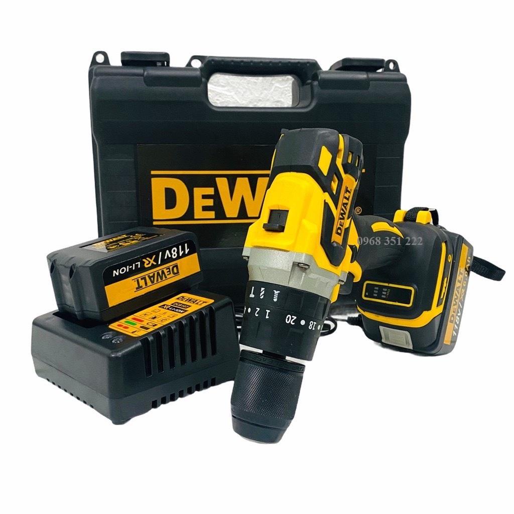 Máy khoan pin Dewalt 199v động cơ không chổi than
