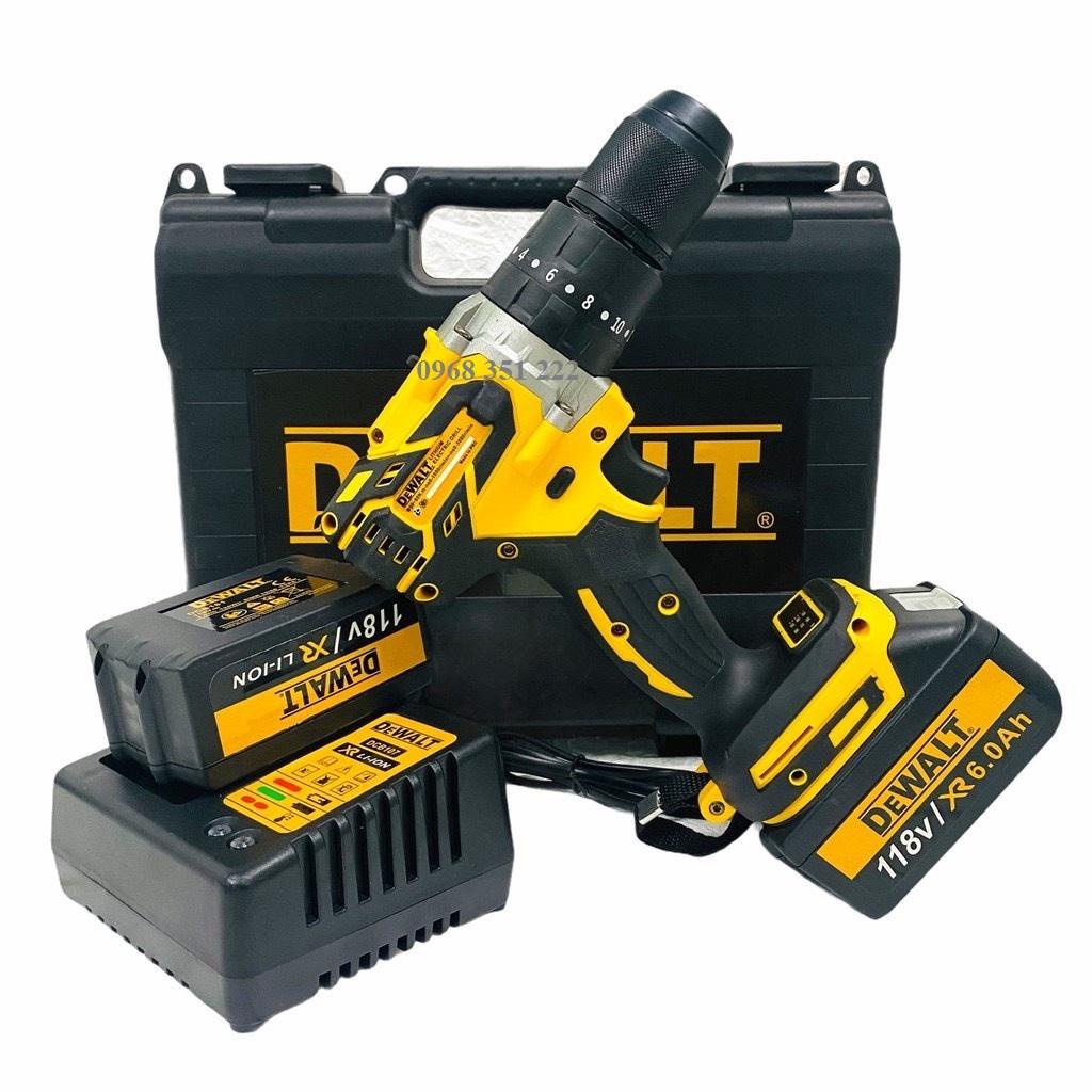 Máy khoan pin Dewalt 199v động cơ không chổi than