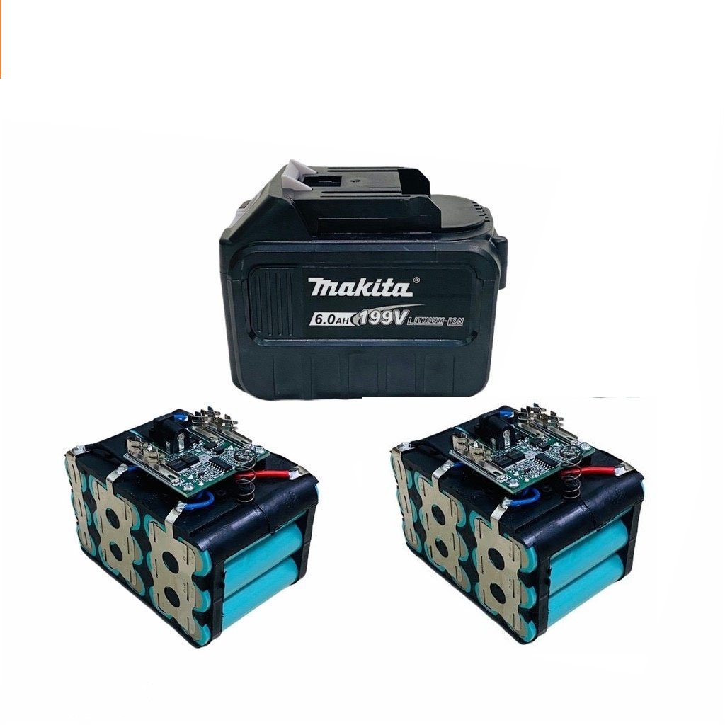 Pin máy khoan makita, pin 15 cell chân pin phổ thông, bin makita 6ah