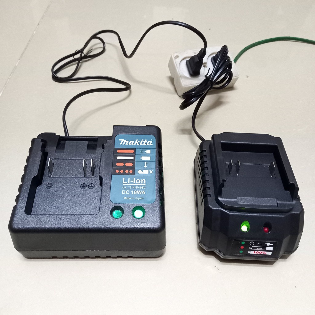 Sạc pin máy khoan pin, máy bắt vít, máy siết bulong chân pin thông dụng