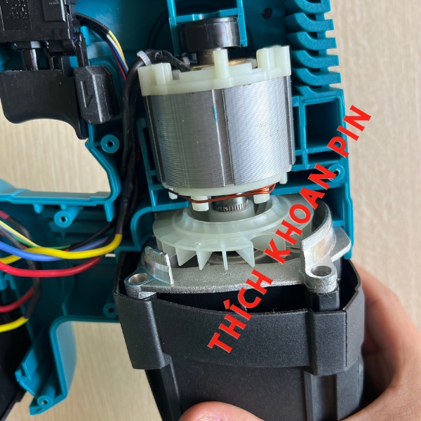 Máy khoan bê tông pin Makita 199v động cơ không chổi than, khoan bê tông 3 chức năng hàng cao cấp, bảo hành 12 tháng