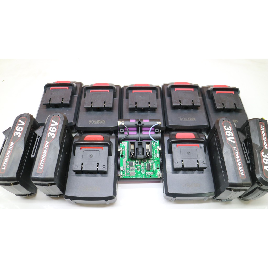 Pin máy khoan Makita, Dewalt, Bosch 72v dùng cho máy 18v, 21v, 24v, 26v, 36v, 72v cùng chân