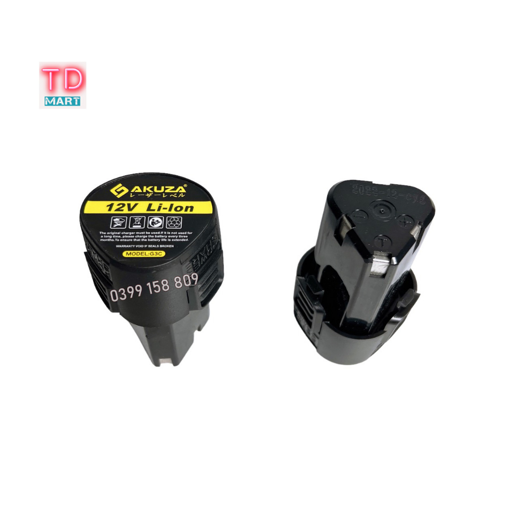 Máy rung hít gạch pin 12V AKUZA cao cấp 10 cấp Độ