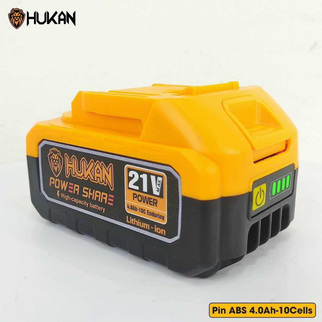 Pin 10cell Hukan 4Ah Xả 10C dùng cho máy khoan bê tông, máy mài pin