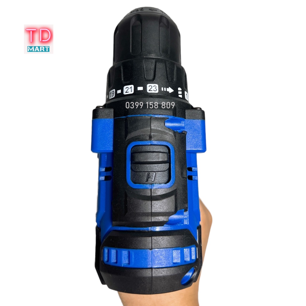Máy khoan pin 18V KINGPRO Không Chổi Than - đầu autolook có khóa trục