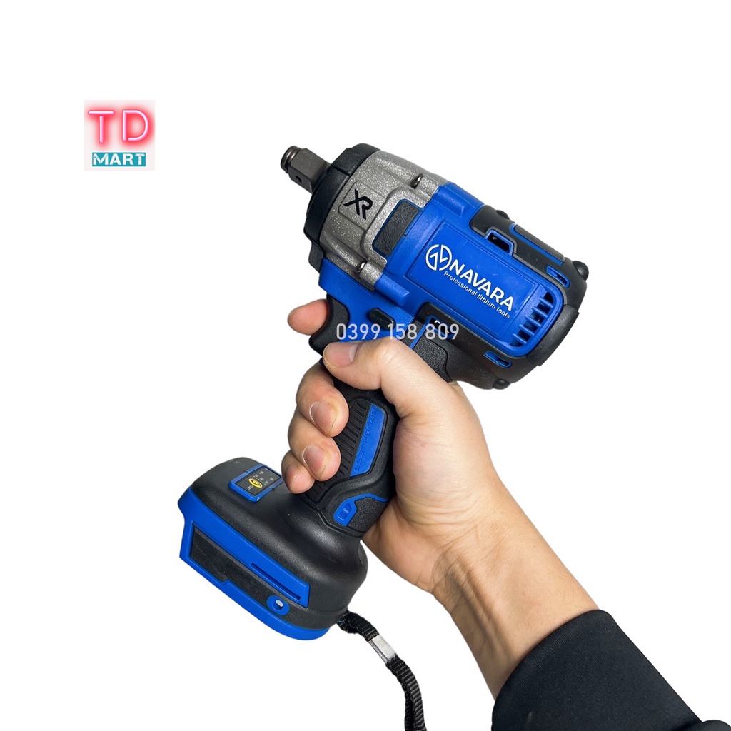 Thân máy siết bulong Navara 6001 Không chổi than Chân Pin Phổ Thông