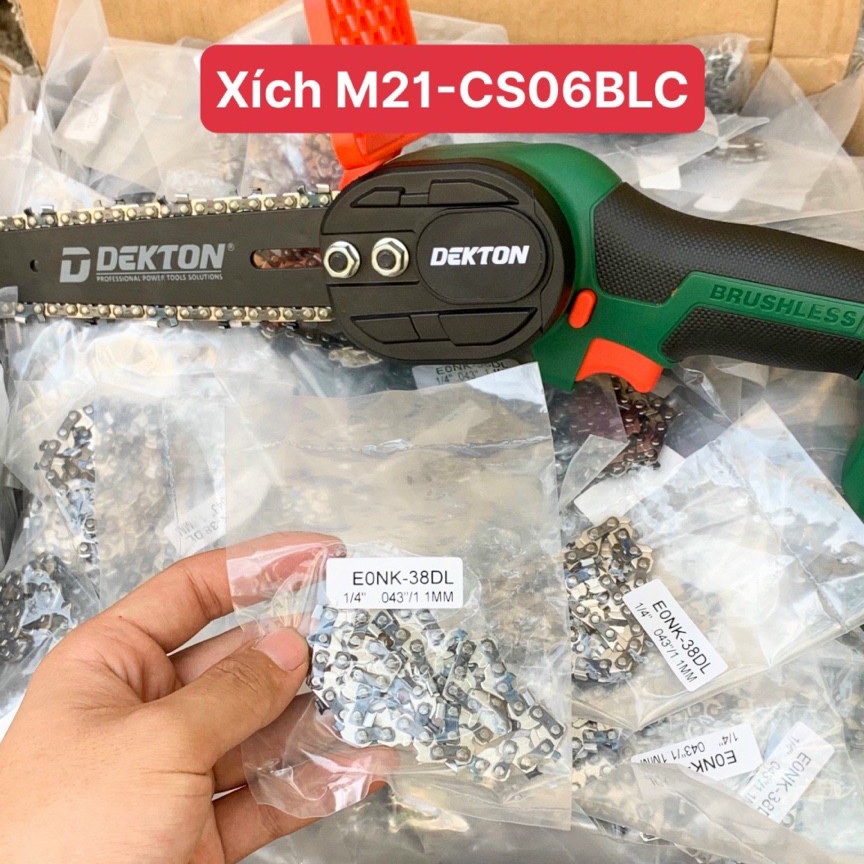 Xích cưa 6inch cho máy cưa xích DEKTON M21-CS06BL